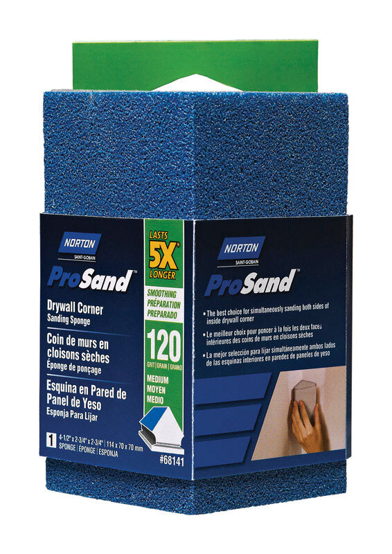 Norton 7660768141 100-Grit ProSand Drywall Medium Sanding Sponge 4.5 L x 1 T in.