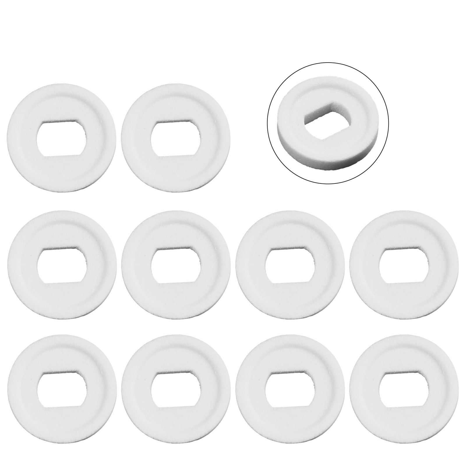 10PCS 22mm Small Corundum Grinding Wheel 150# Single-sided Concave Shape Disc