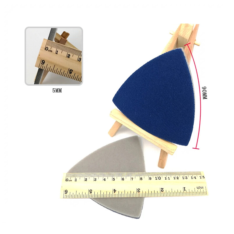 90*90*90mm Triangle Sponge Sandpaper Wet And Dry Foam Sanding Disc 300-3000 Grit