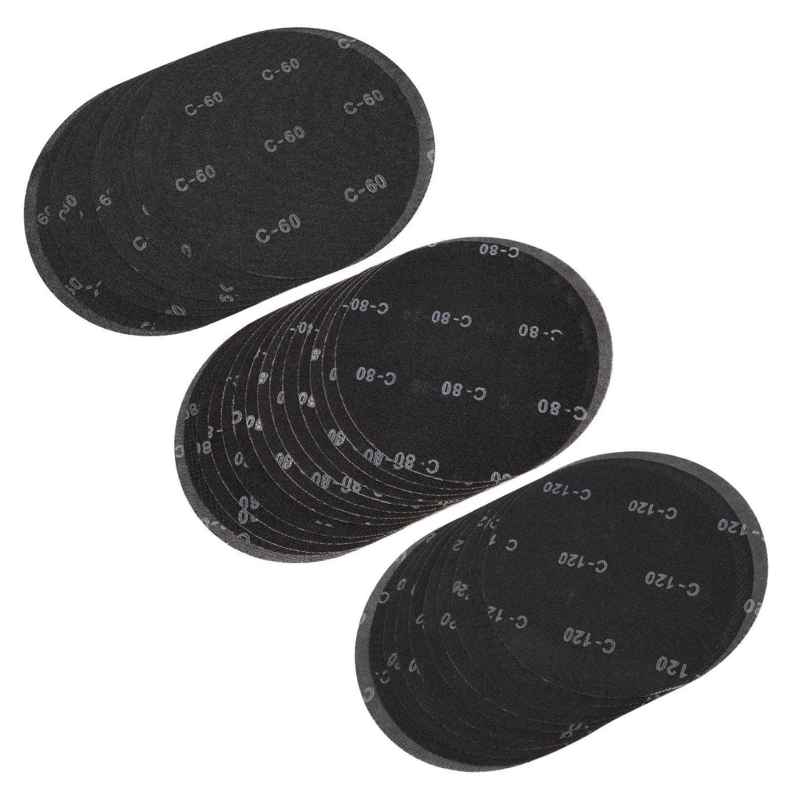 17″ Floor Sanding Screen Discs 30-Pack | 60, 80, 120 Grit Heavy-Duty Mesh Pads