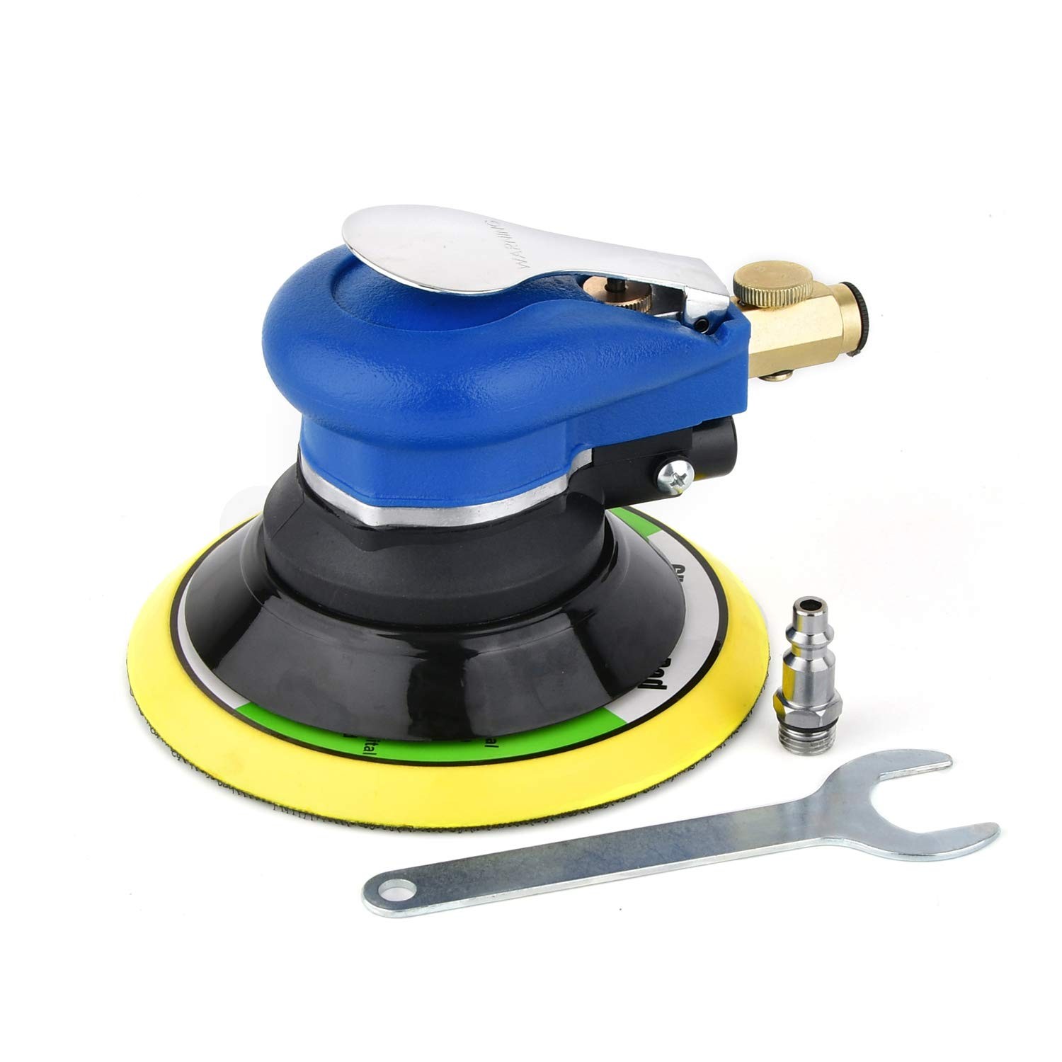 ZHONG AN 6 inch Pneumatic Orbital Sander, Daul 6 dual action, Blue