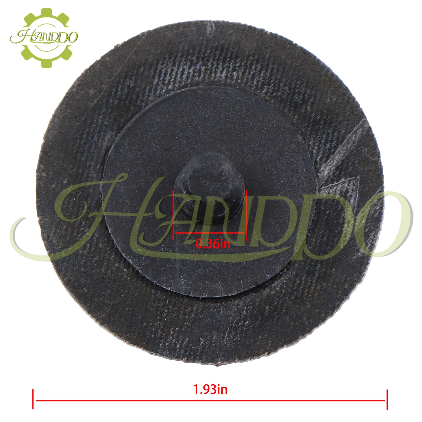 (150 Pc) 2 Inch Sanding Discs 36 Grit Medium Twist lock Die Grinder Sanding Disc