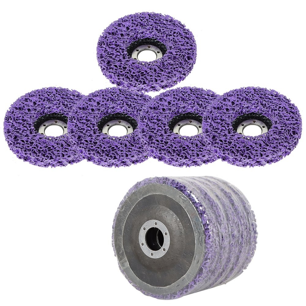 10 Pack 4.5 Inch x 7/8 Inch Strip Discs Stripping Wheel For Angle Grinders Disc