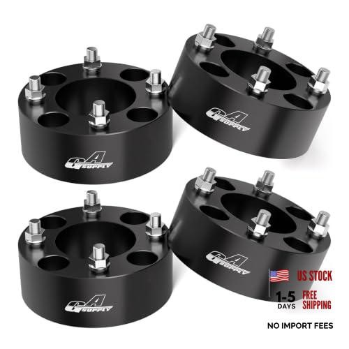 ATV 4×110 Wheel Spacers 2 inch, Black ATV Wheel Adapters 2″-10×1.25 -4pc black