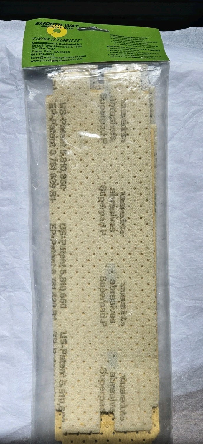 Jost Useit Superpad P – 10.5 Inch 280 Grit Sanding Abrasive Sheets – 5 Piece