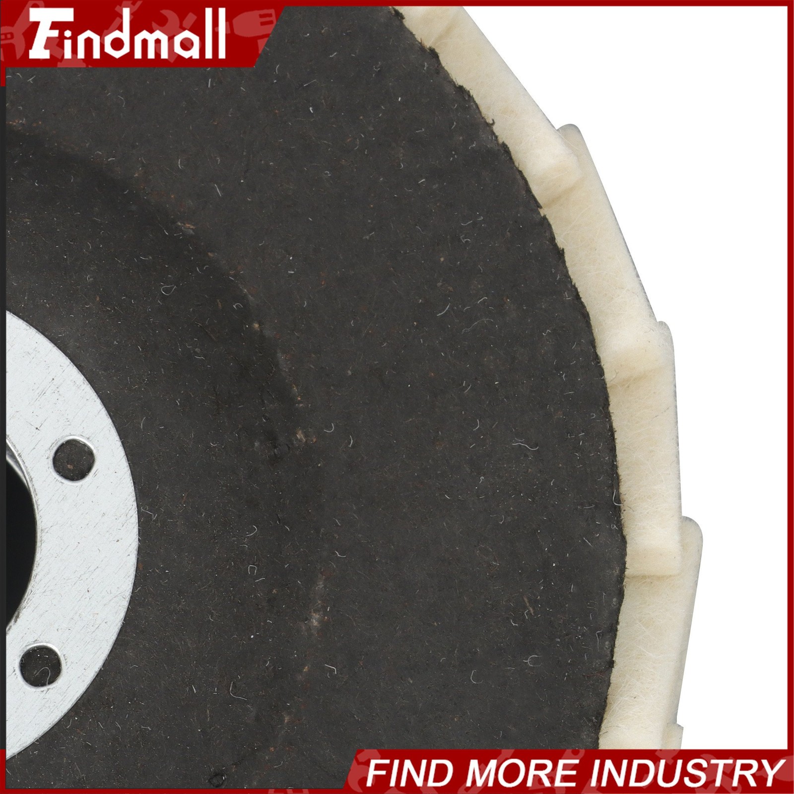 Findmall 8 Pcs Wool Polishing Wheel Disc and Polishing Compounds Set 4.5″ x 7/8″