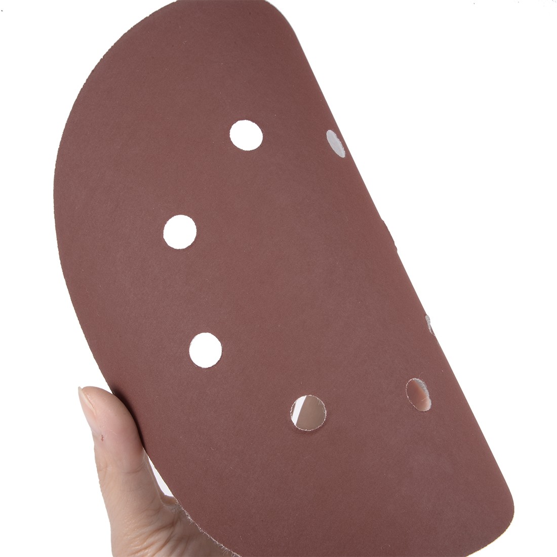 10Pcs 7 Inch 8 Hole Hook and Loop Sanding Disc 800 Grit Flocking Sandpaper