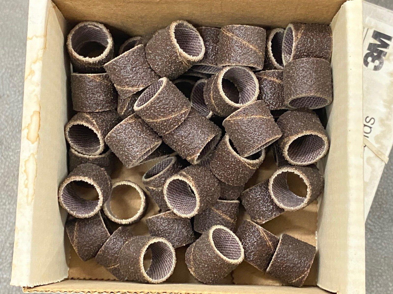 50 new 3M 241D (1/2″ x 1/2″) 60 Grit, RB Cloth Evenrun Bands, Sanding Drums