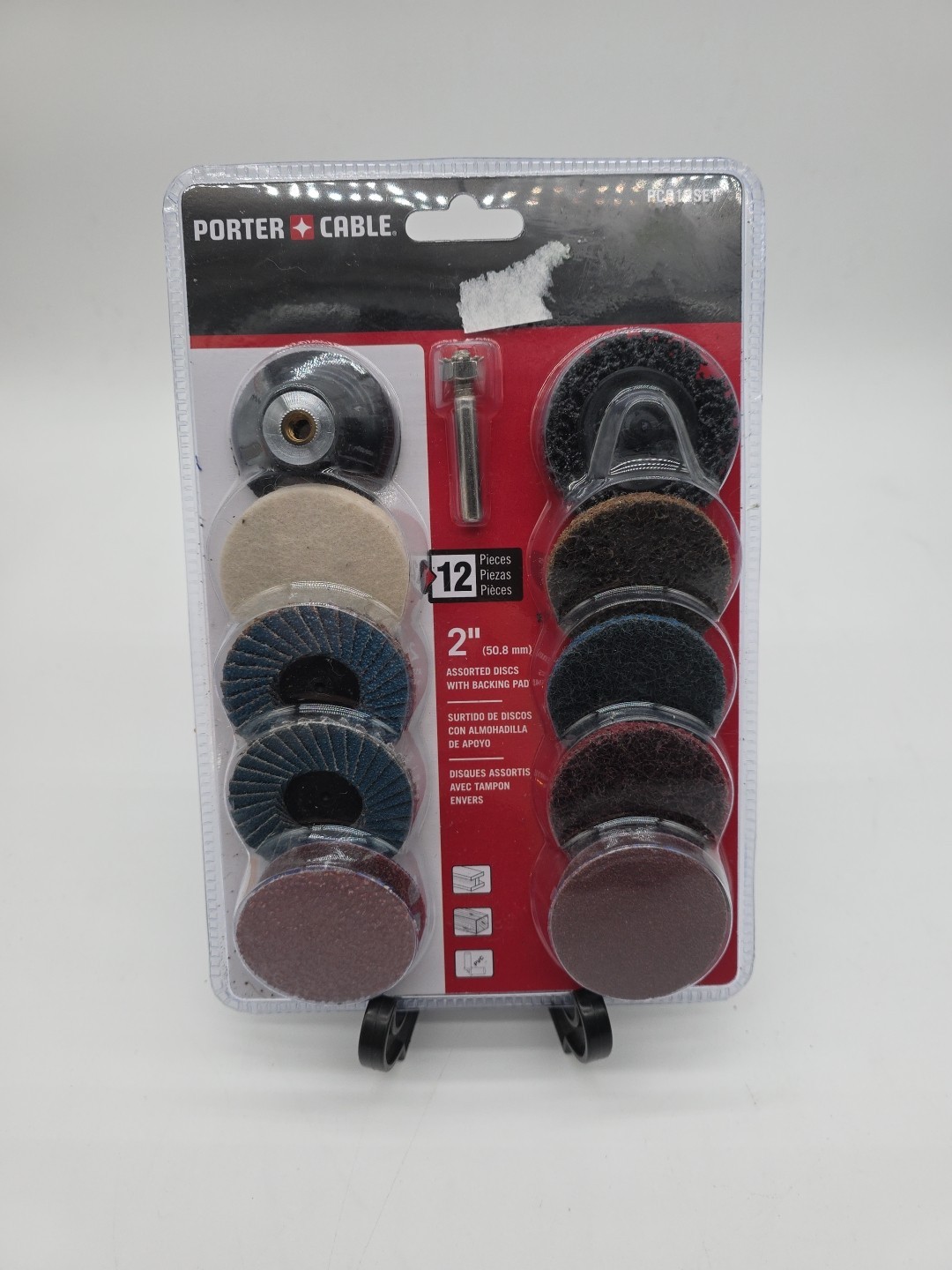 Porter Cable PCQ12SET 2″ Twist Lock Set (L12pc for Die Grinder New Sealed