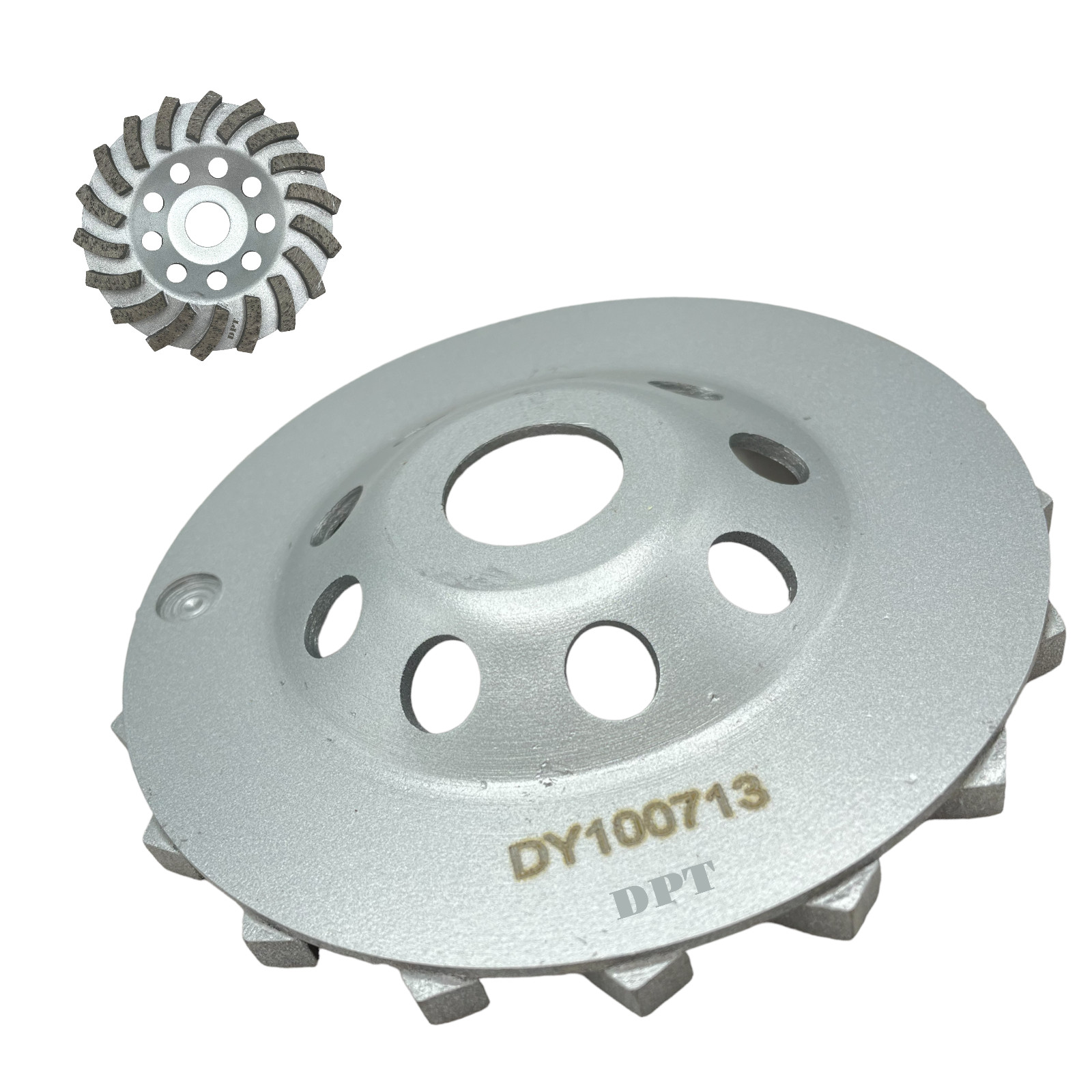 4.5″ Diamond Turbo Cup Grinding Wheel for Concrete Angle Grinders 7/8″ Arbor