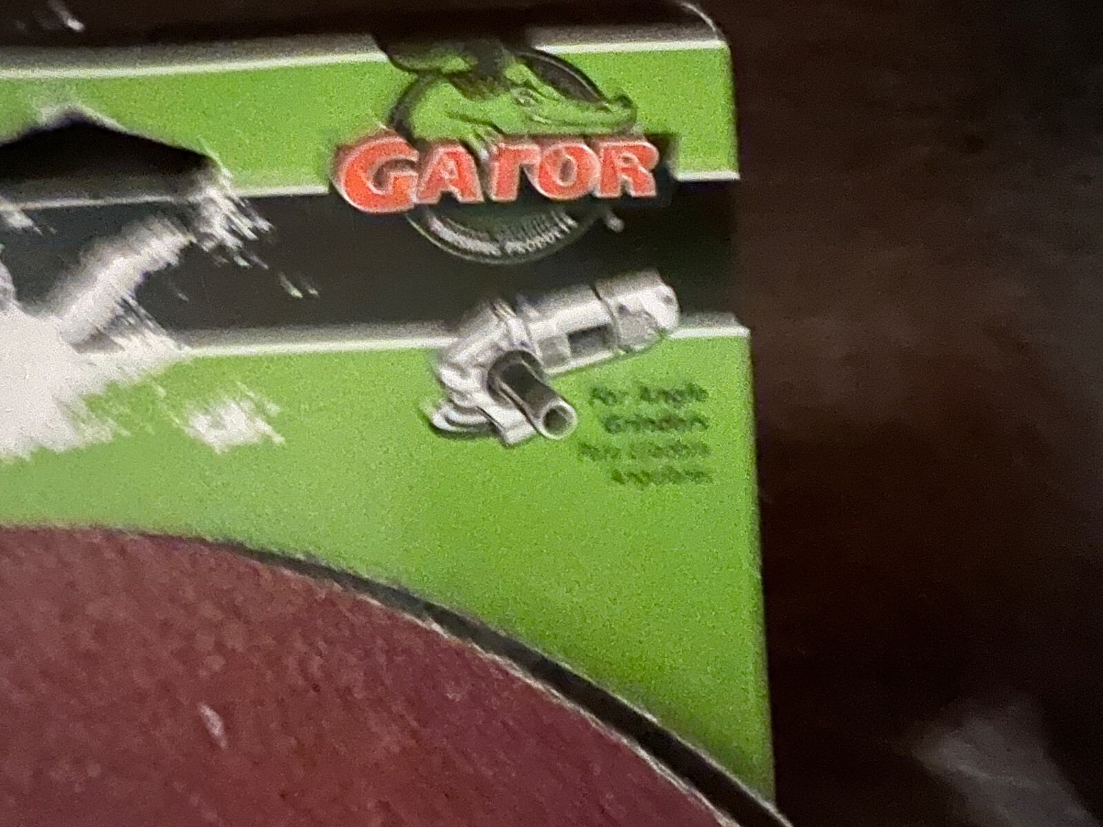 LOT of 6 Gator Power 7″ Fiber Discs 50 Coarse, 7/8 hole NEW