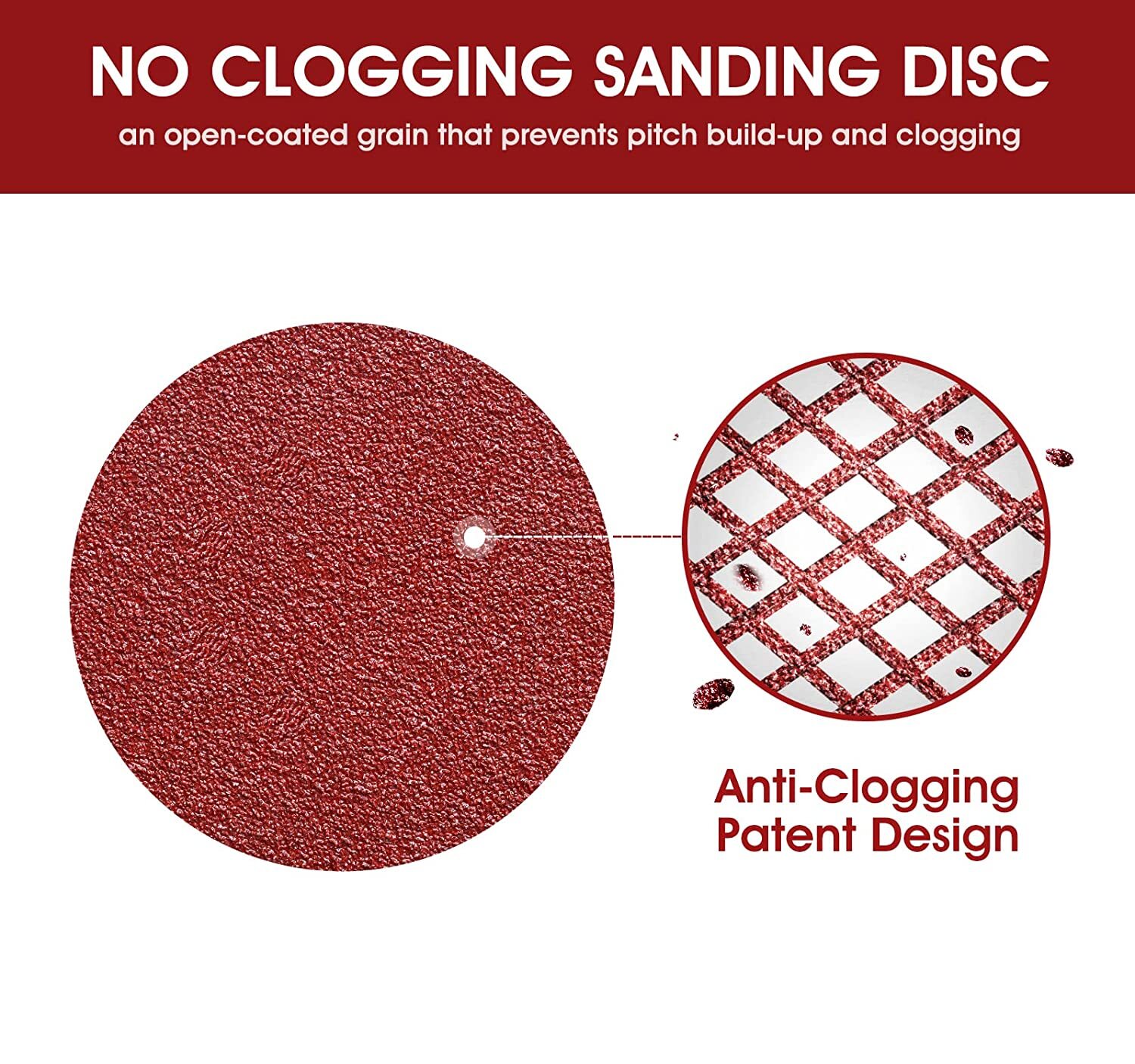 60X 5 inch Sanding Discs 800-2000 Grit Hook Loop 8-Hole Orbital Sander Paper Pad
