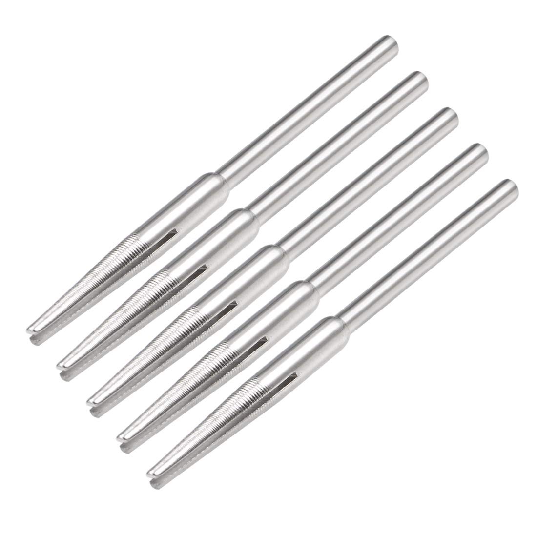 uxcell 2.35mm Shank Split Mandrel shank,0.6mm diameter,16mm long