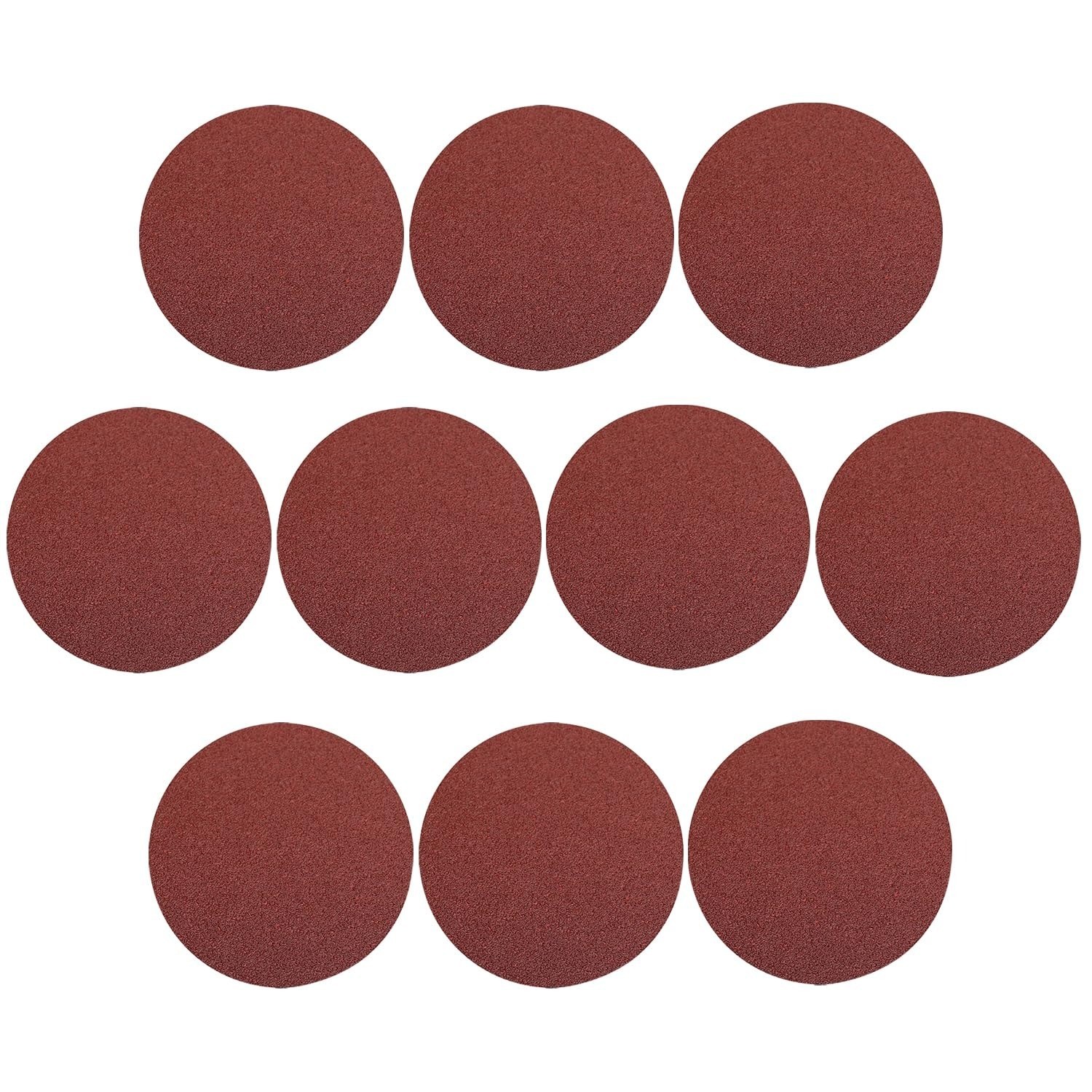 Utoolmart 8″ Sanding Discs 120 Grit Aluminum Oxide 10 Pcs