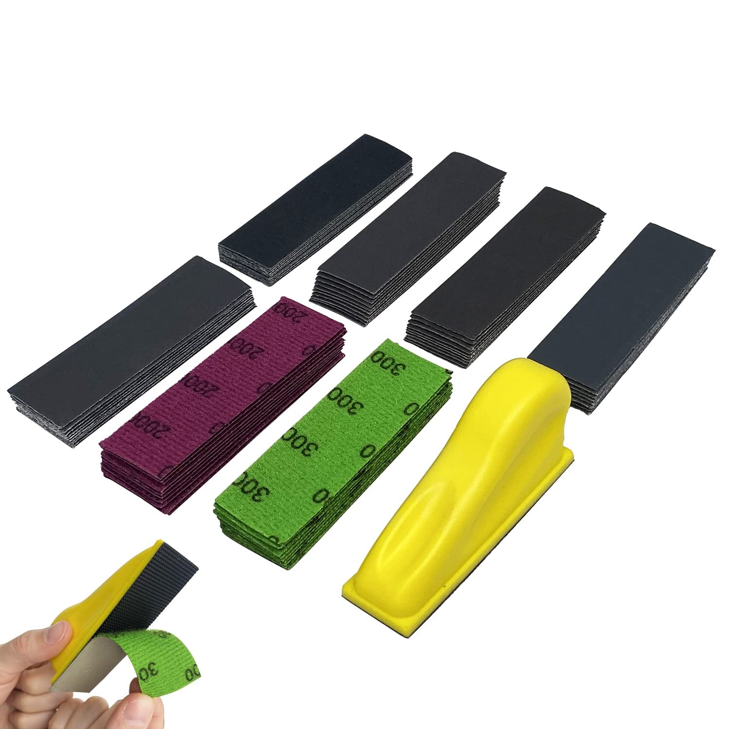 Micro Detail Sander Paper Kit 70PCS Wet Dry Sandpaper-Grit 400 600 800 1000…