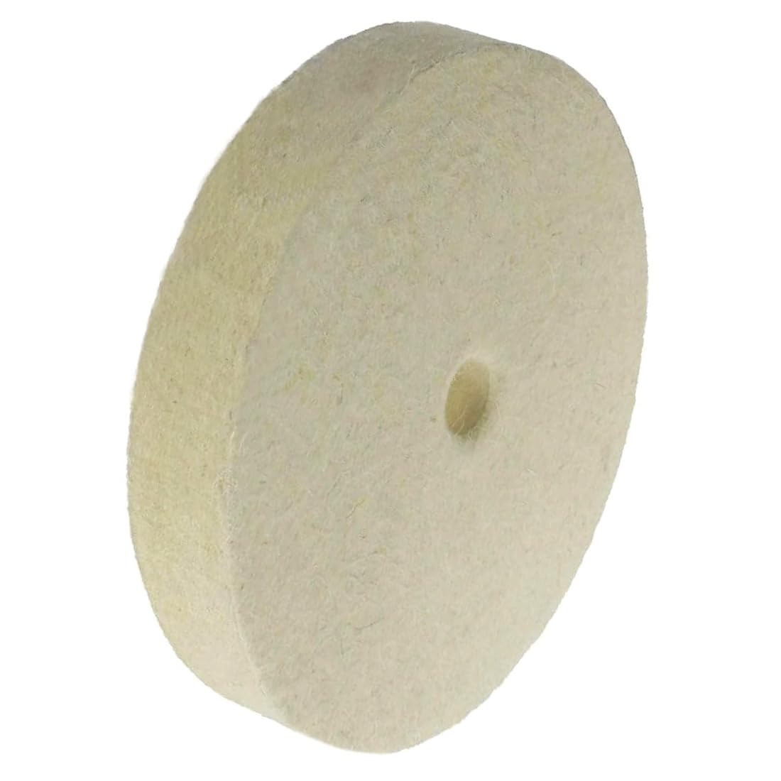 Ø8 x 5/8″ Arbor Hole Coarse Wool Felt Buffing Wheels | Premium Compressed Har…