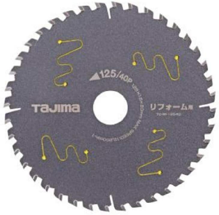 TAJIMA Carbide Tip Saw Blade for Wood, Plywood Remodeling TC-RF12540 1pc China