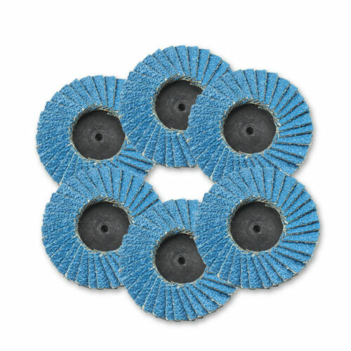 10Pcs 2in Flap Disc 40Grit T27 Zirconia Alumina Grinding Sanding Sandpaper Wheel
