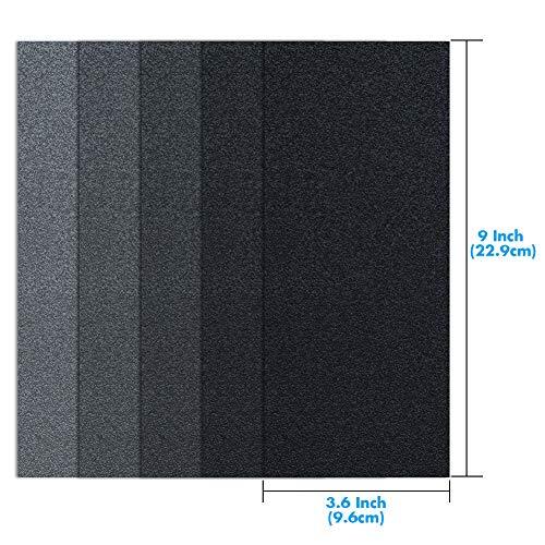 90Pieces Sandpaper Assortment 400 to 3000 5000 7000 Grit Wet Dry Fine Sand