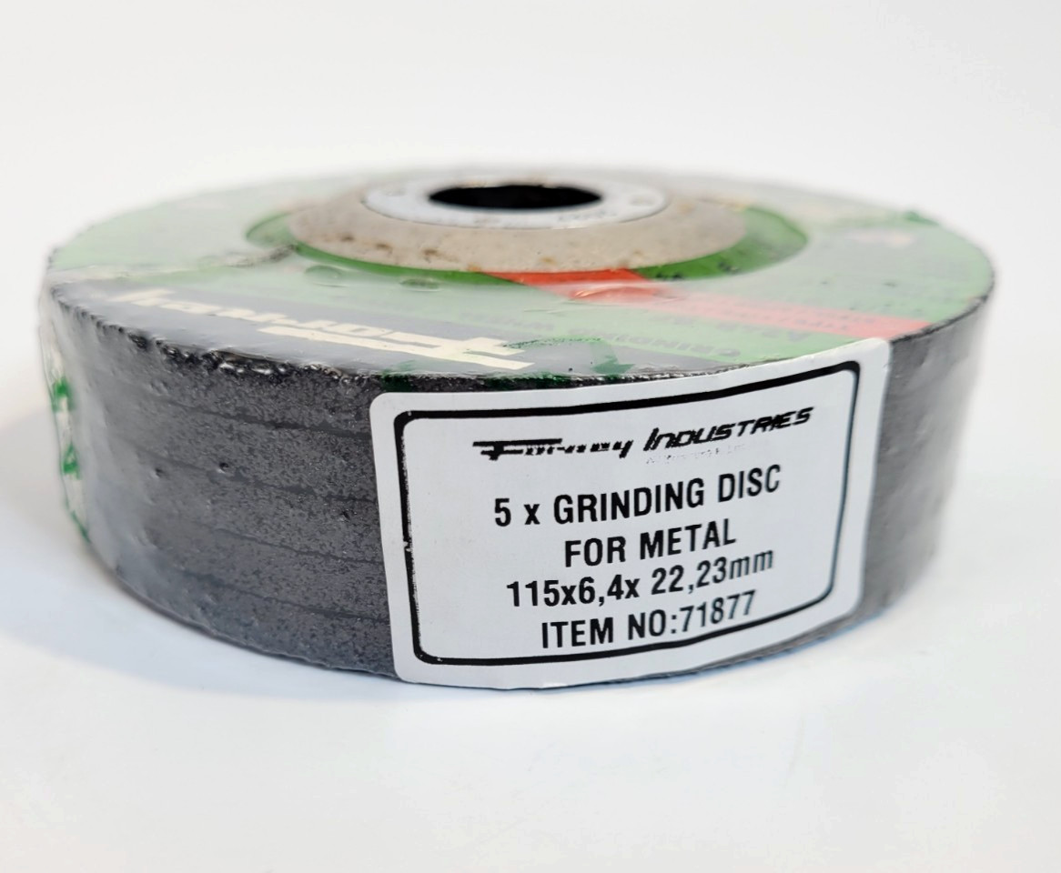 PACK OF 5 Forney Grinding Wheel Type 27 Metal 7/8″ Arbor x 4-1/2″ X 1/4″ A24R-BF