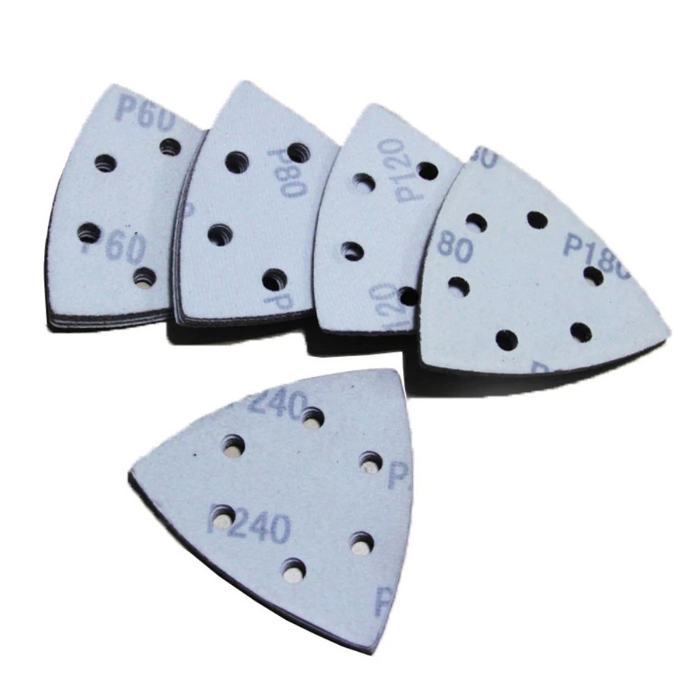 Sanding Paper Tool 25 Pcs 60# 80# 120# 180# 240# 93mm Aluminum Oxide