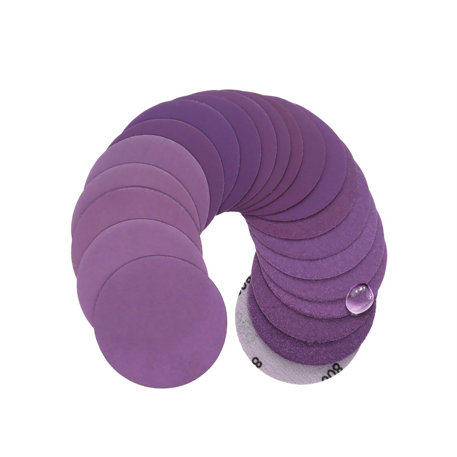 100mm 4Inch Hook Loop Sanding Discs Pads 60-10000 Grit Round Wet & Dry Sandpaper