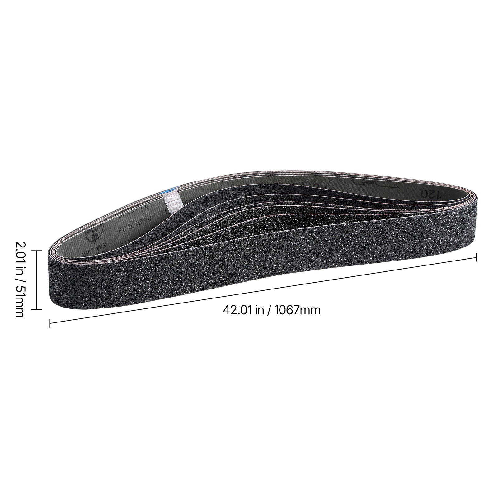 Uimoso 2″ x 42″ Sanding Belts, 6PCS with Various Grit Options for Belt Sanders