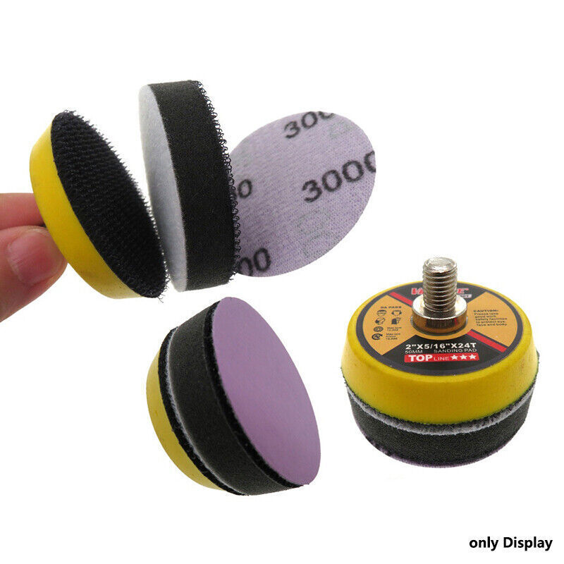 Purple Wet Dry Sanding Disc 1″ to 6″ 60-10000 Grit Round Sandpaper Hook Loop