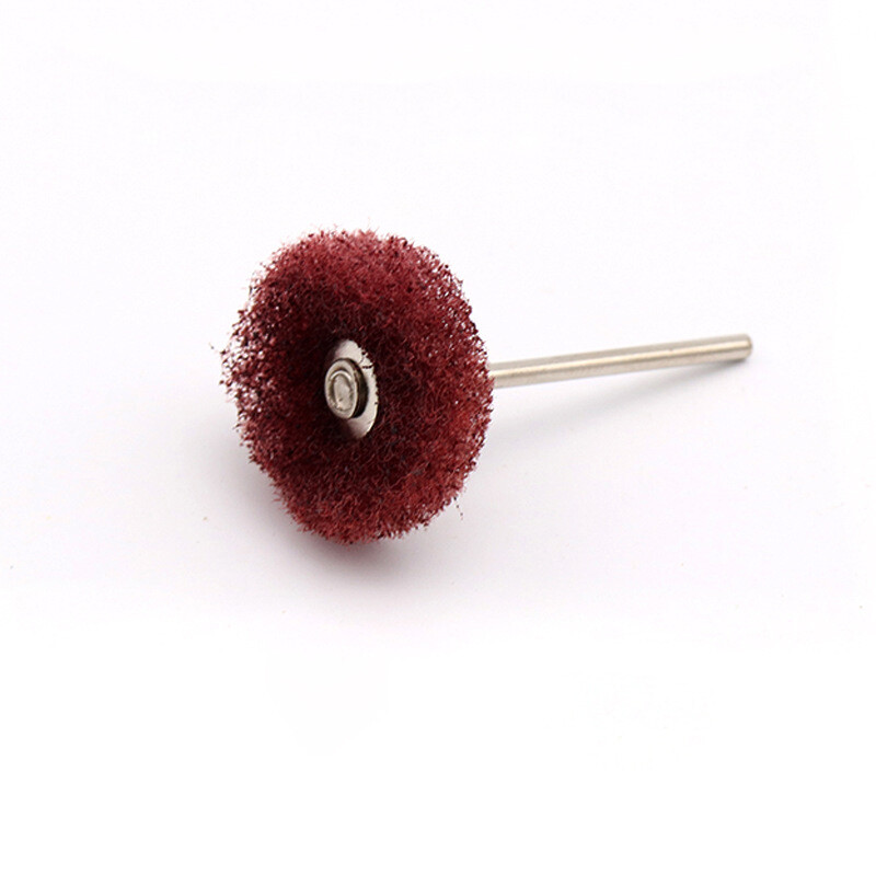 2.35mm Shank Fiber Scouring Pad Grinding Head Rotary Tool For Polishing Sanding