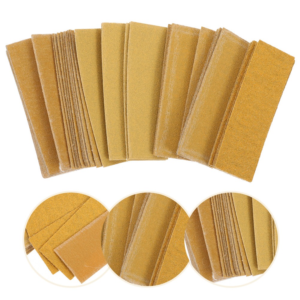 60 Sheets Sand Paper Set Assorted Grits 80 120 150 180 240 320 for Wood