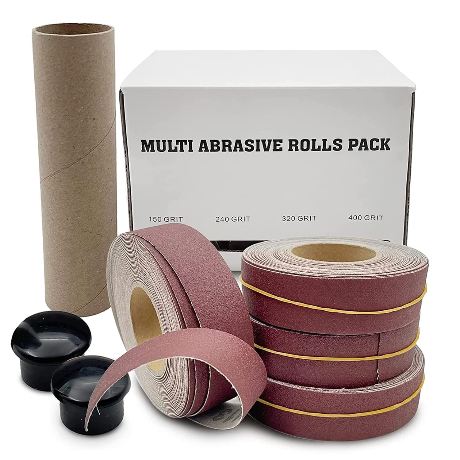 Emery Cloth Sandpaper Roll Aluminum Oxide Coarse To Fine Grit Grinding Polishing