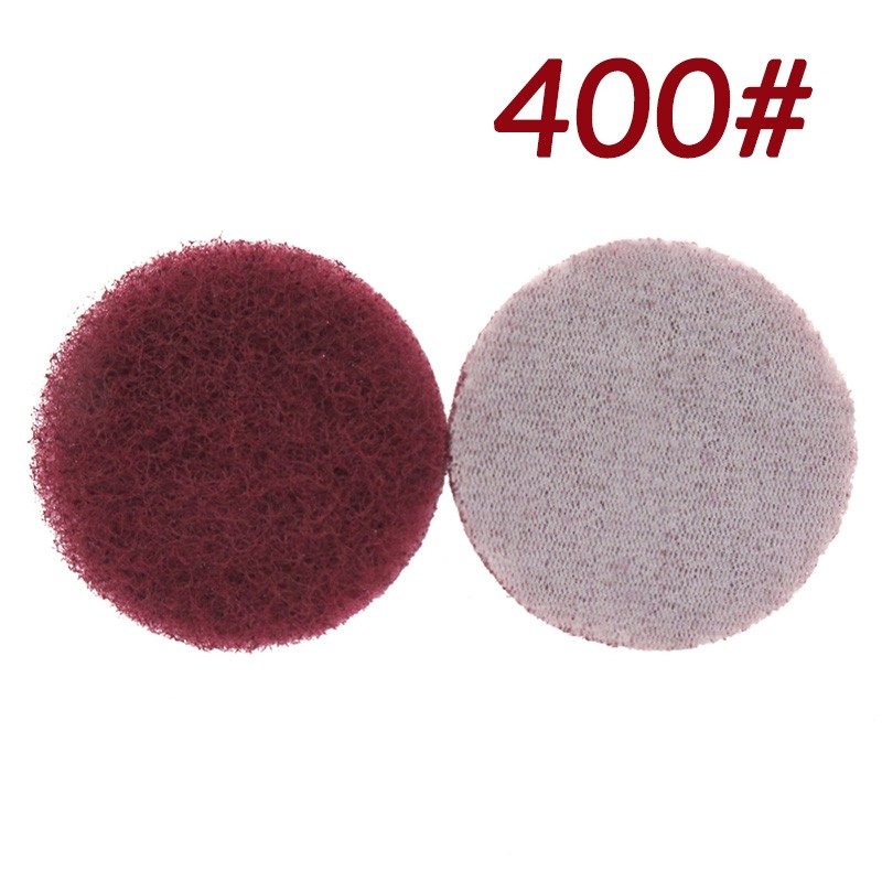 3″~7″ Nylon Fiber Scouring Pads Hook & Loop Abrasive Cleaning Pad 240~3000 Grit