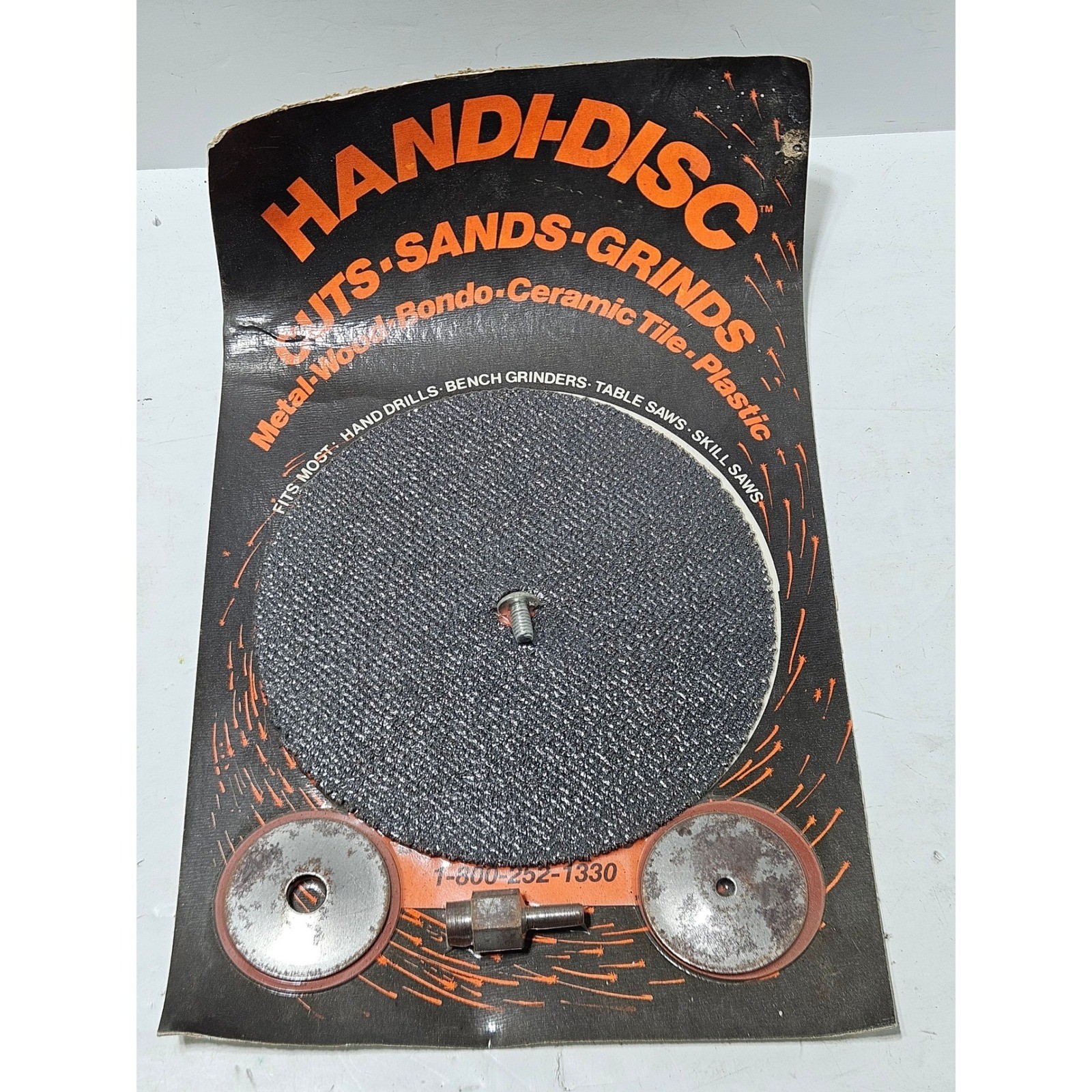 Handi-Disc Grinding Sanding Cutting Wheel Handi-Disc Metal Wood Plastic Ceramic