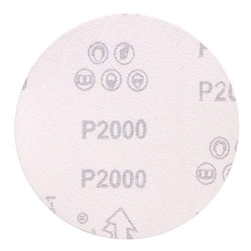 CynKen 50pcs 180mm 7 Inch 600-3000 Grit Sandpapers Sand Discs Sanding Polishing