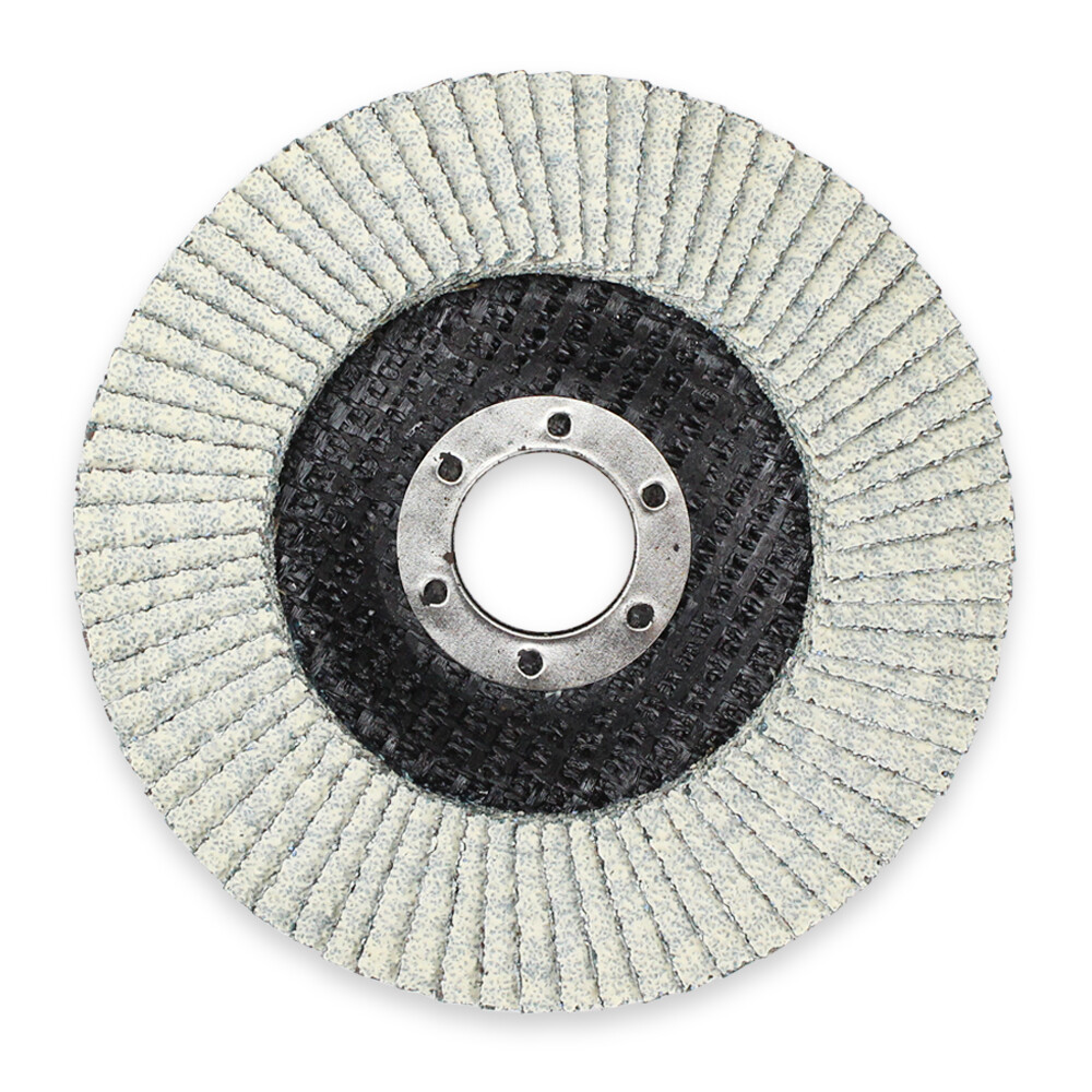 5 Pack – 4.5″ x 7/8″ BHA 60 Grit Stearate Coated Flap Discs for Aluminum T27
