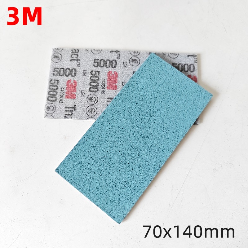 3M Trizact Foam Sheet 30289 Flocking Sponge Sandpaper 70/140mm 5000 Grit
