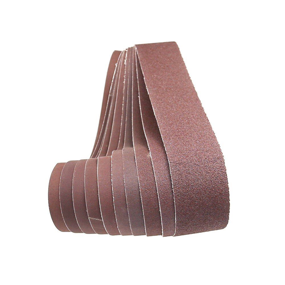 10 Pieces 686 * 50mm Abrasive Sanding Belts 2in * 27in P40-P1500 Coarse to Fine