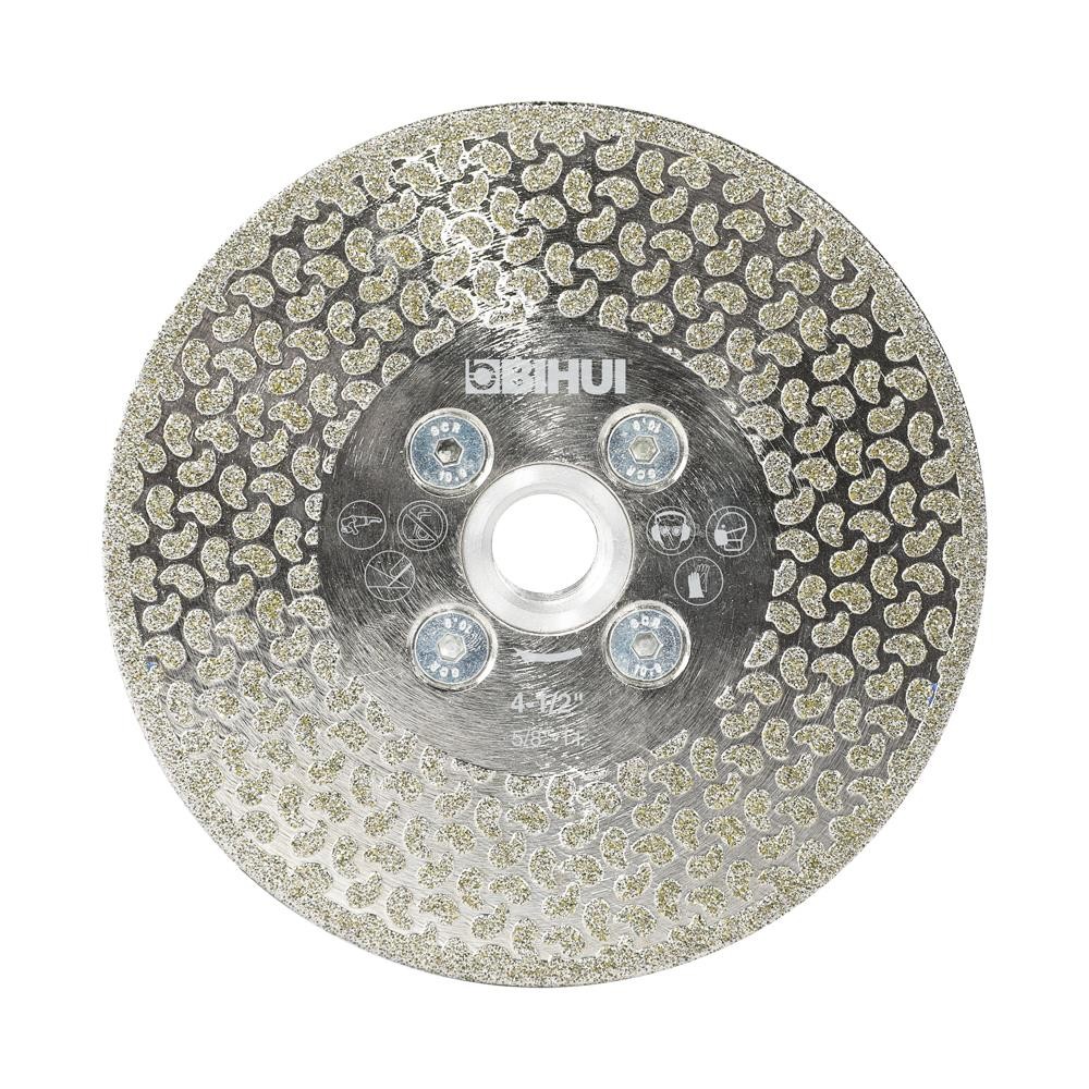 BIHUI Electroplated Diamond Cup Wheel for Cutting and Grinding, 4.5″ – DCWME115A