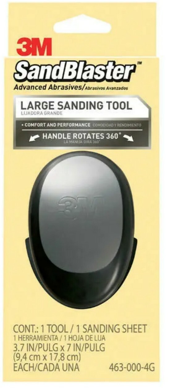 3M Sandblaster 7 in. L X 3.7 in. W Sanding Tool 463-000-4G