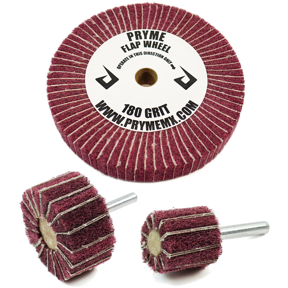 Flap Wheel Pack 80 180 320 Grit | Polishing Sanding Buffing Bench & Die Grinder