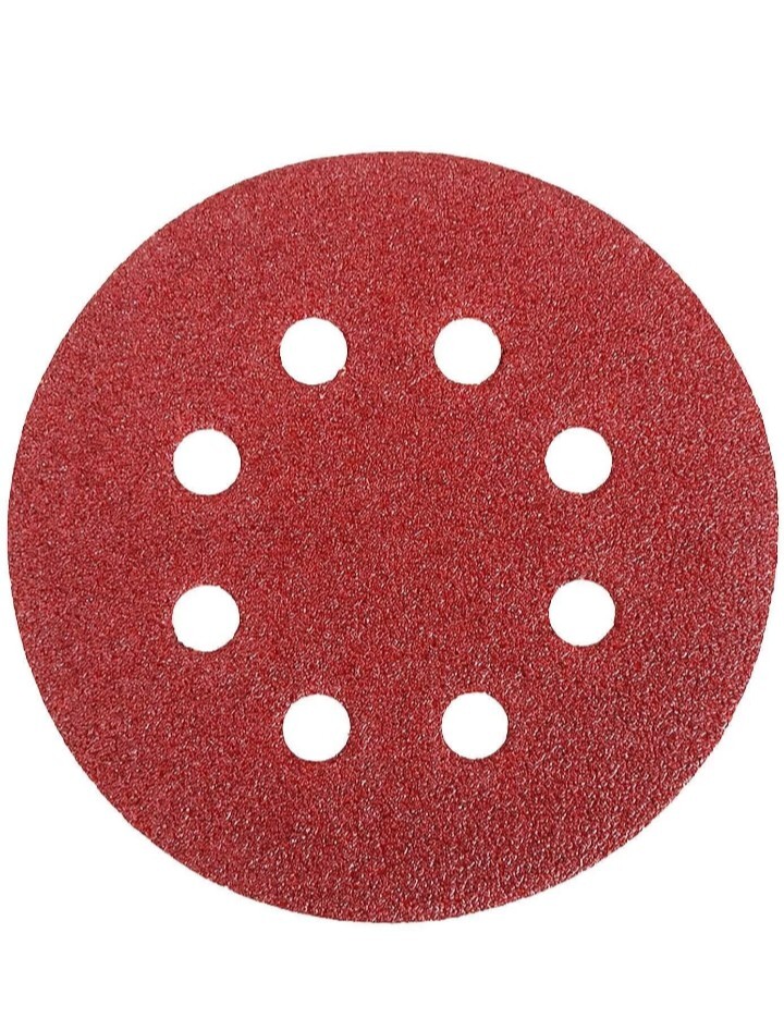 105-PACK 5 inch Sanding Discs 8-Hole Hook Loop for Orbital Sander Paper 220 Grit