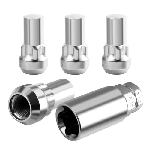 M14x1.5 Car Wheel Locking Lug Nuts,Anti-Theft Wheel Locks Lug Nuts Kit with