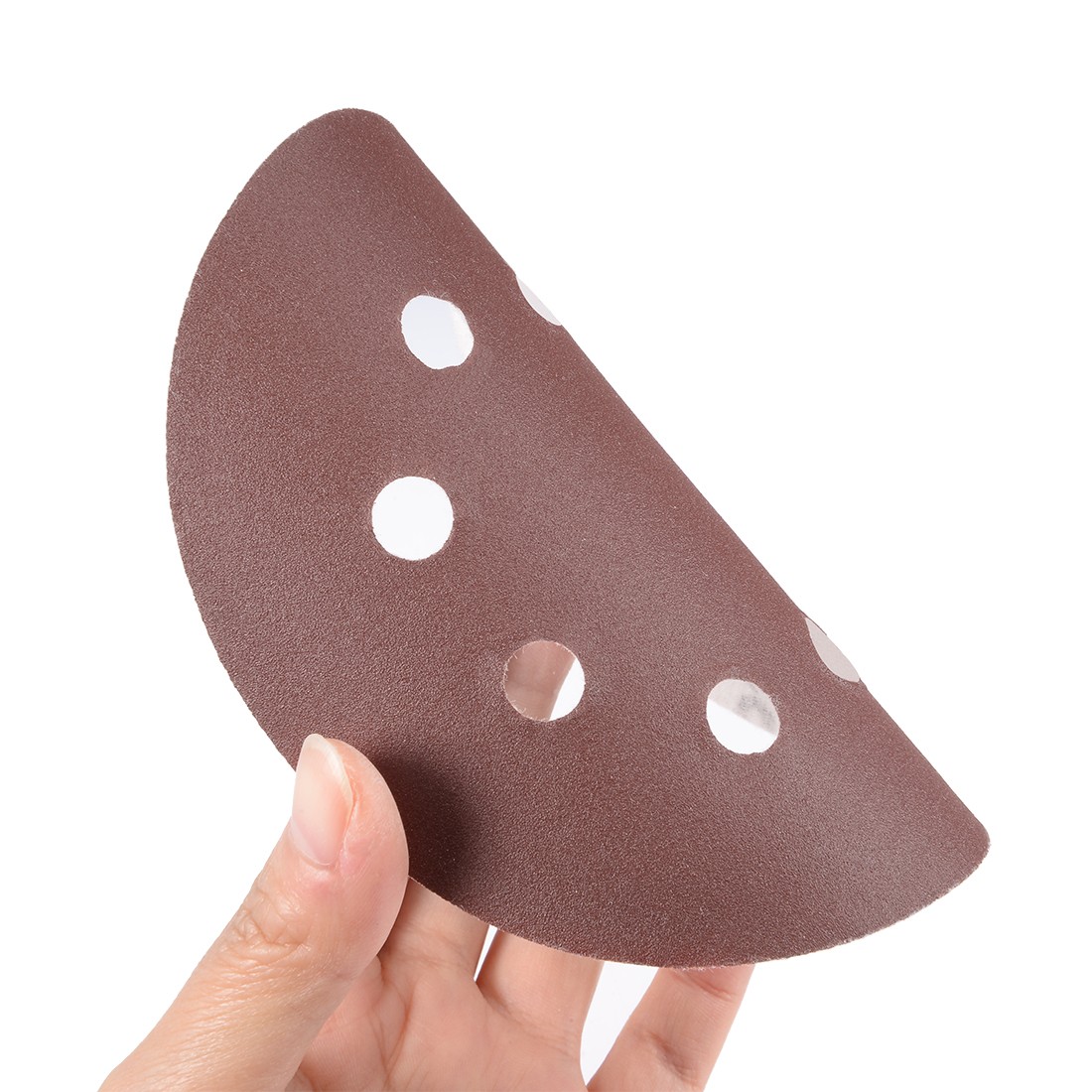 50Pcs 5 Inch 8 Hole Hook Loop Sanding Disc 240 Grit Flocking Sandpaper Sander
