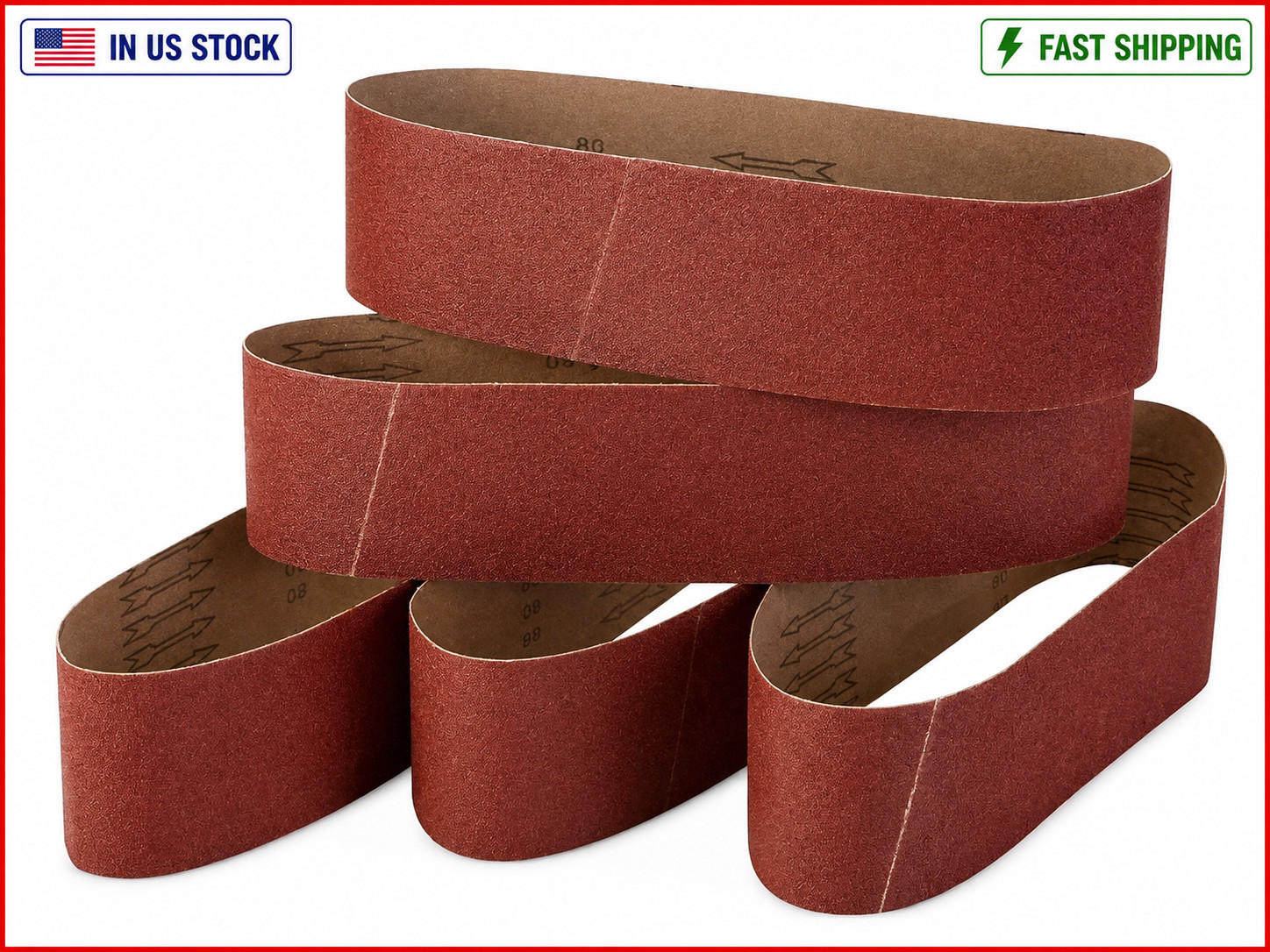 4 Inch X 36 Inch Sanding Belts, 60/80/120/240/320 Grits, Belt Sander Tool for W