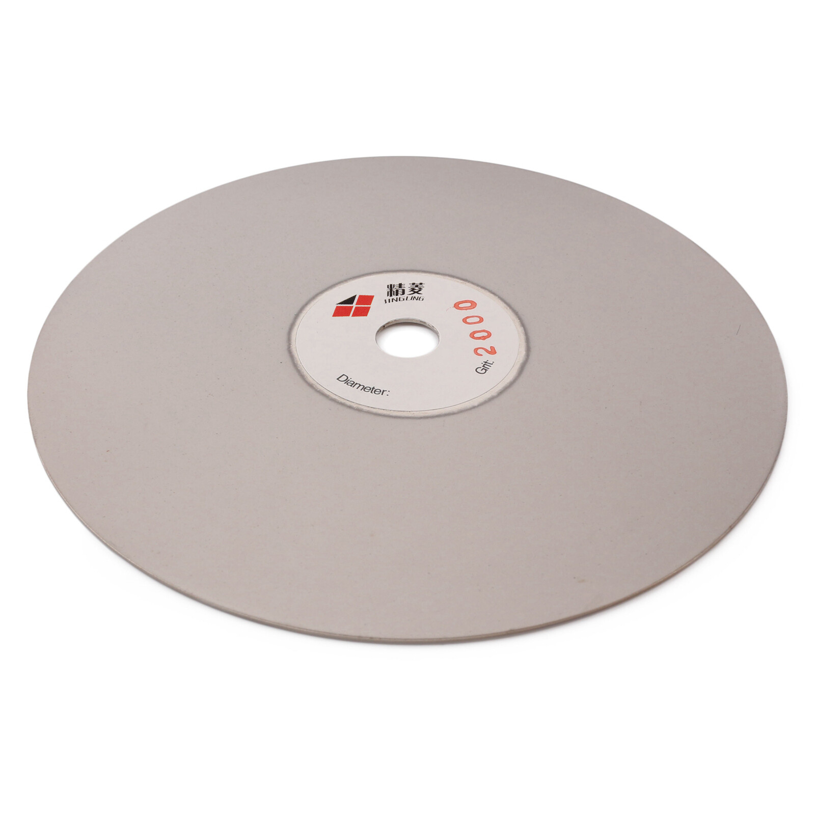 2Pcs 6” inch Diamond Flat Lap Disk Grinding Disc 60-3000 Grit Lapidary Tools