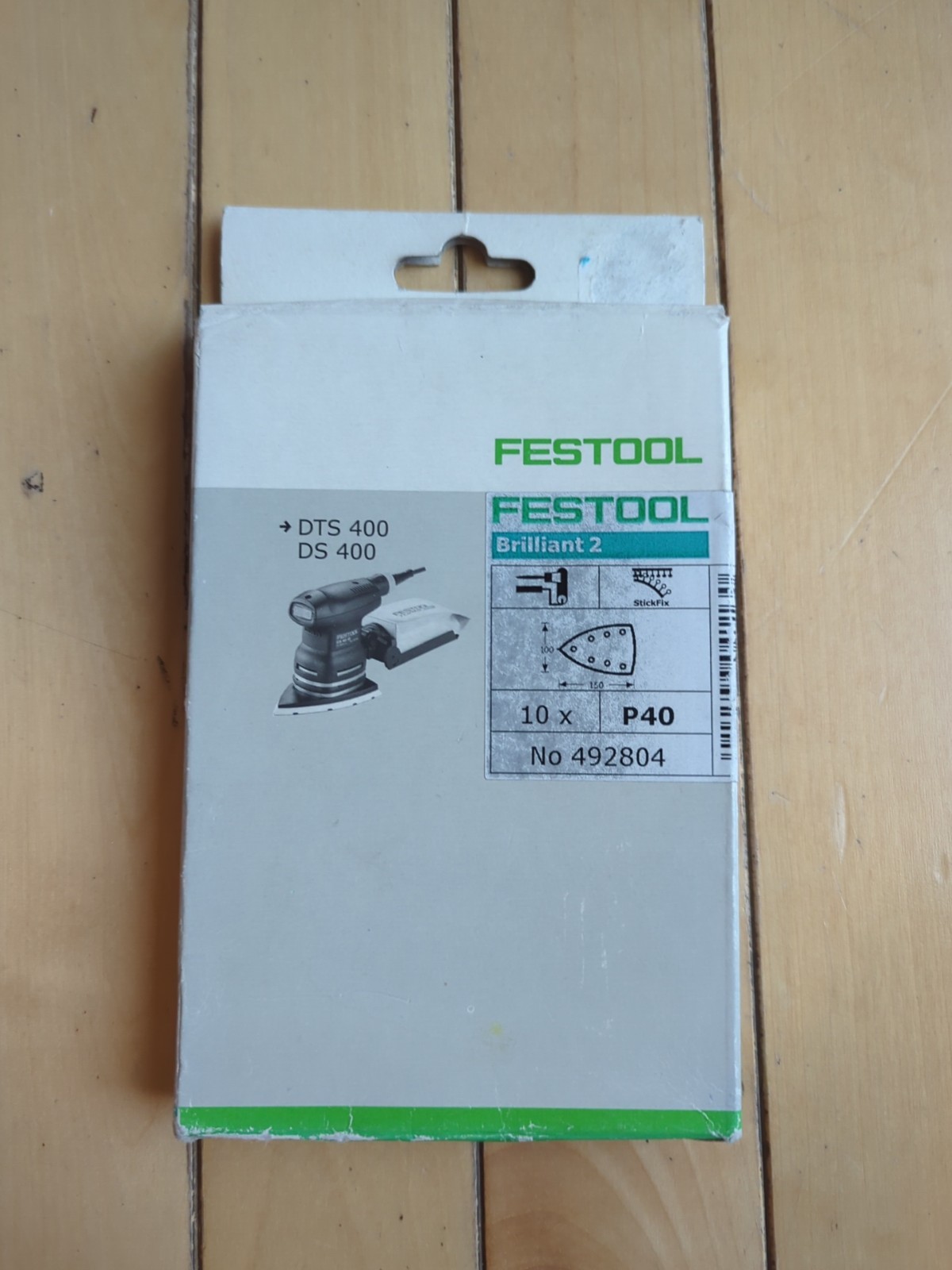 Festool DTS 400 P40 492804 10 Sheets
