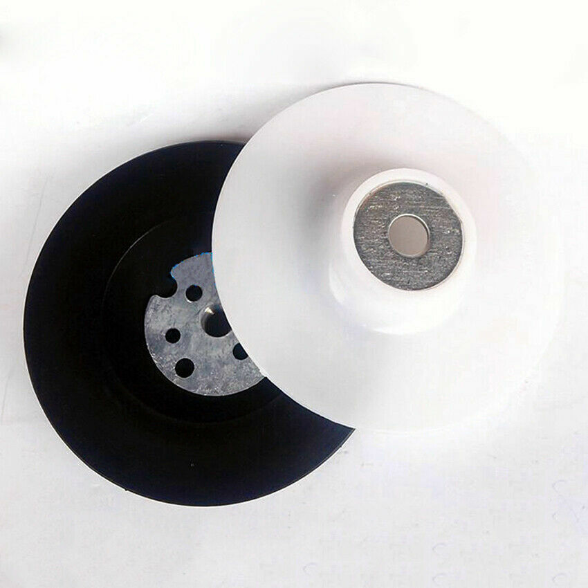 4” 100mm Angle Grinder Rubber Backing Pad w/ M10 Lock Nut for Resin Fiber Disc