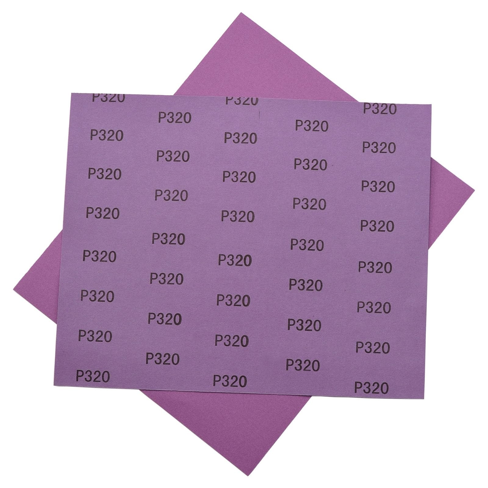 320 Grit Sandpaper Wet Dry 9×11 Inch Alumina Abrasive Sheets 12 Pack Wood Metal