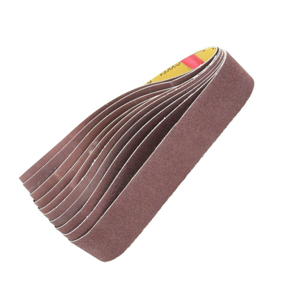 10 Pieces 686 * 50mm Abrasive Sanding Belts 2in * 27in P40-P1500 Coarse to Fine