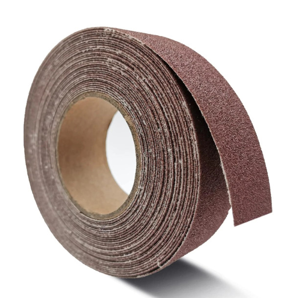 2/5Rolls 2″x50yd 50mmx45.7m Sandpaper Roll P60 for Wood Metal Paint Sanding